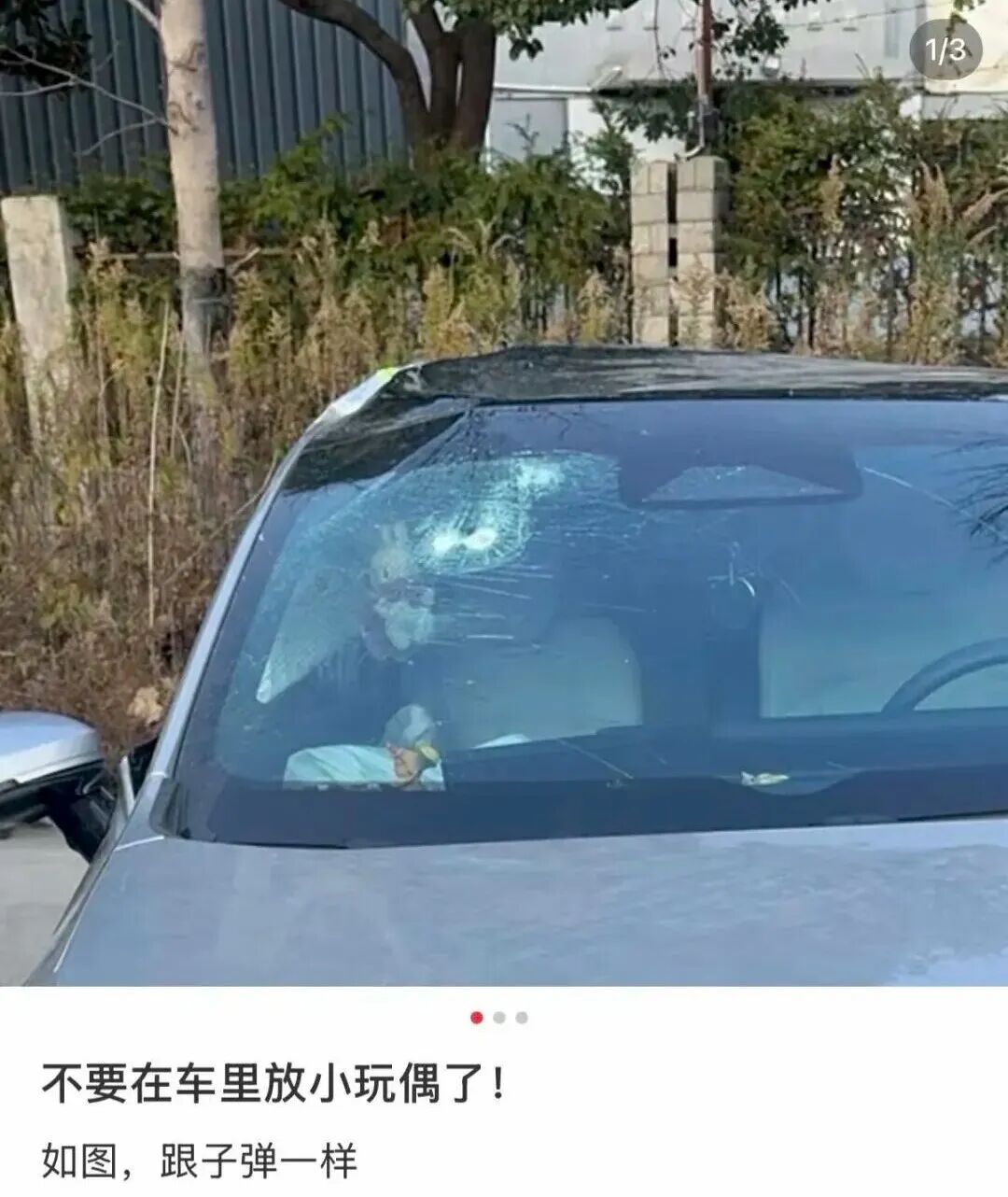 重要提醒!“不要在车里放小玩偶了” 重要提醒!“不要在车里放小玩偶了”