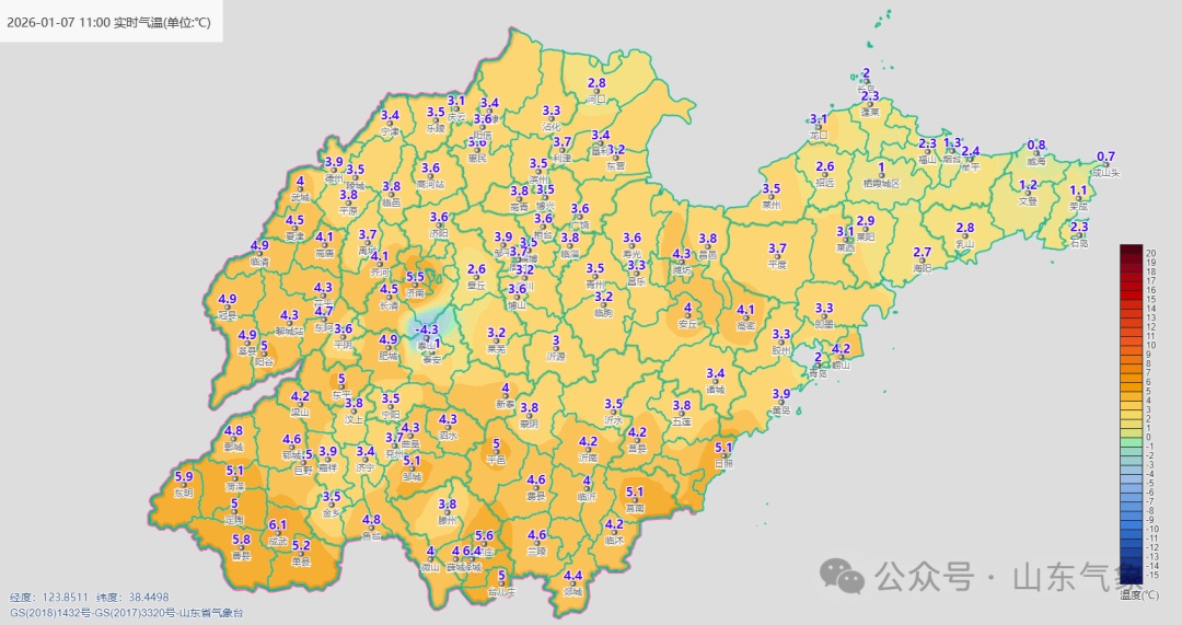 未来三天山东天气晴好，部分地区有扬沙或浮尘
