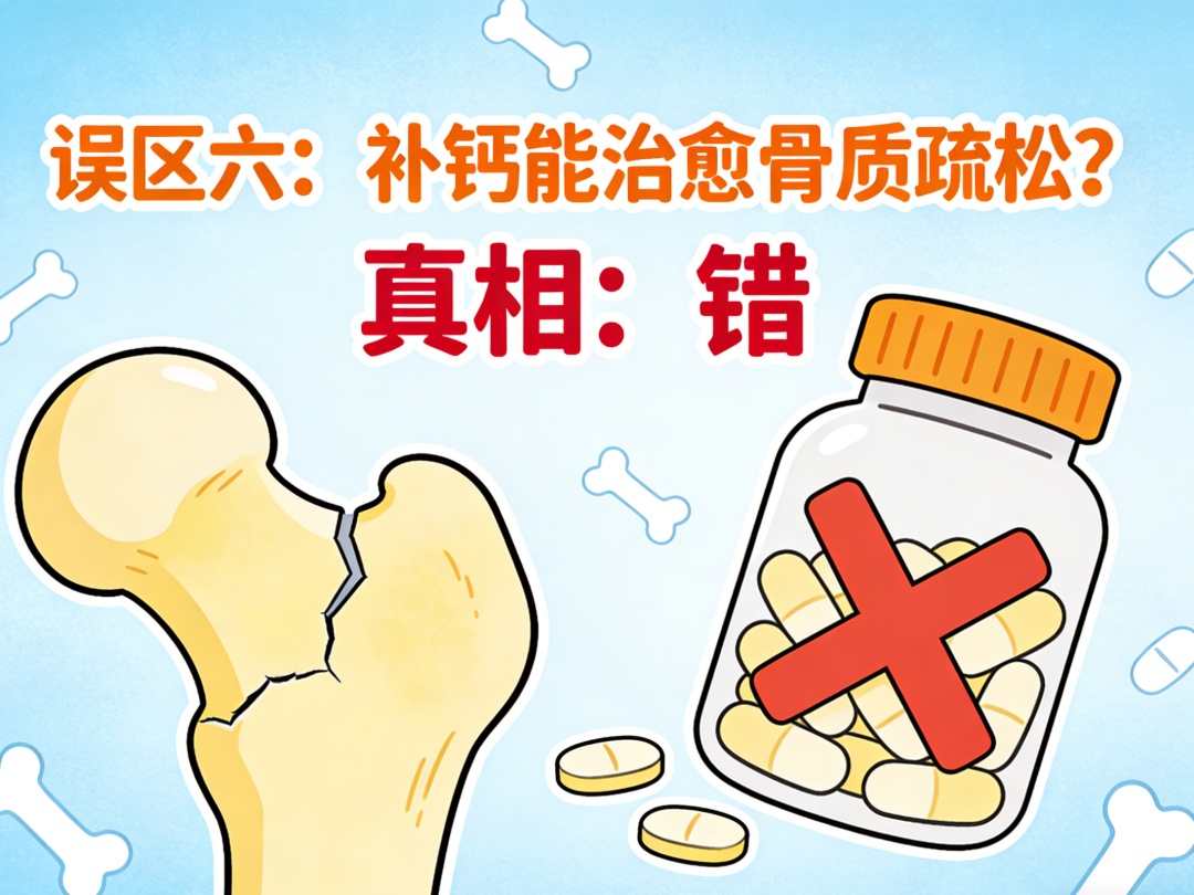 补钙能治愈骨质疏松?这些补钙误区你中招了几个 补钙能治愈骨质疏松?这些补钙误区你中招了几个