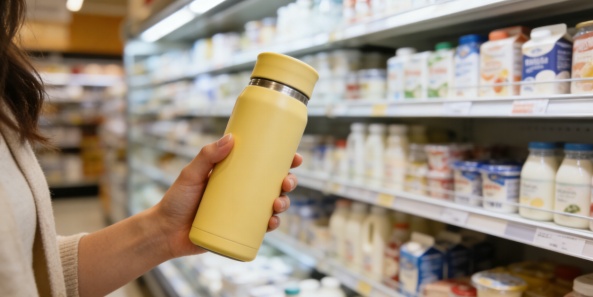 赠品保温杯突然炸了！女子脚被二度烫伤，水泡密密麻麻