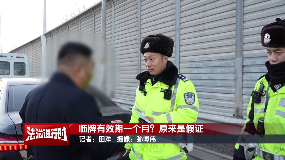 临牌有效期1个月 原来竟是一眼假