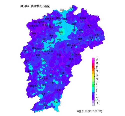 江西气温回升，22℃！