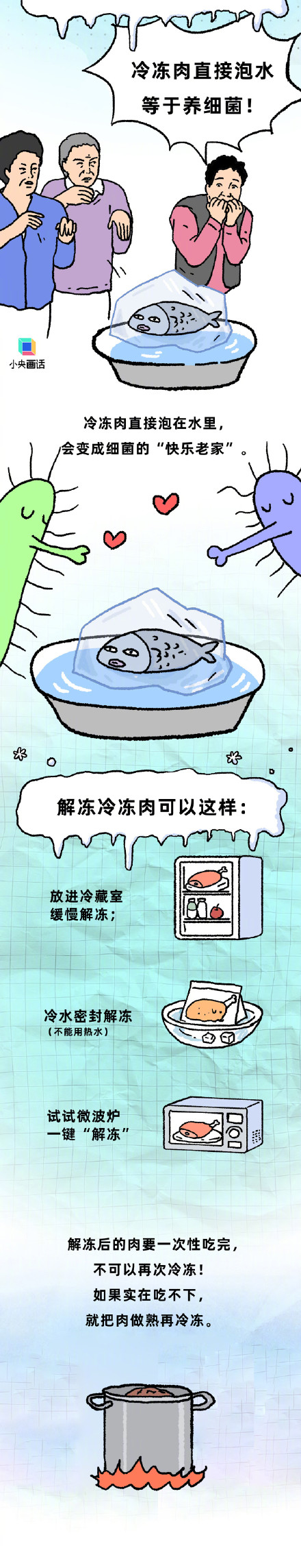 看到这样的冷冻肉赶紧扔掉 看到这样的冷冻肉赶紧扔掉