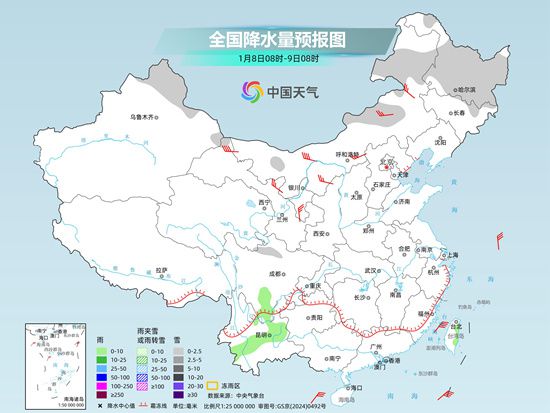 未来三天东北降雪明显增强局地或现暴雪 中东部多地气温震荡回升