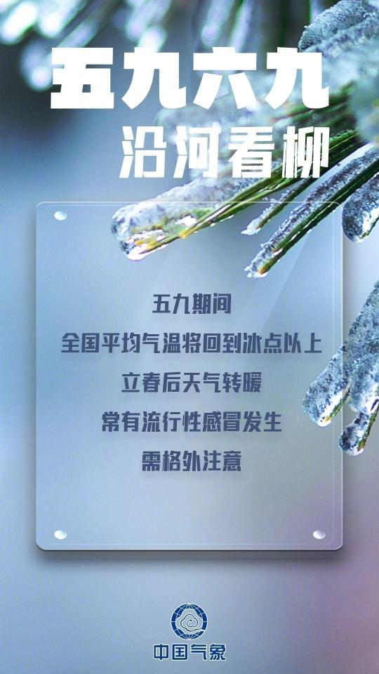 数九寒天哪个九最冷？今天我们正式进入“三九”