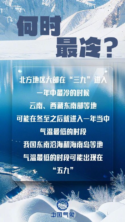 数九寒天哪个九最冷