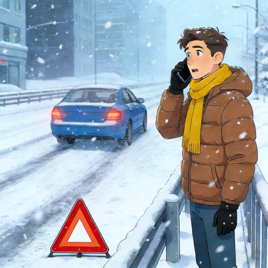 数九寒天驾车出行，安全抵达远比准时抵达更重要！