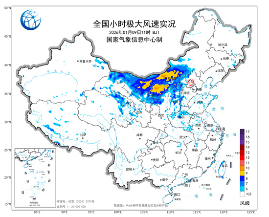 冷空气携大风沙尘来袭 北方局地阵风达10级以上PM10浓度爆表