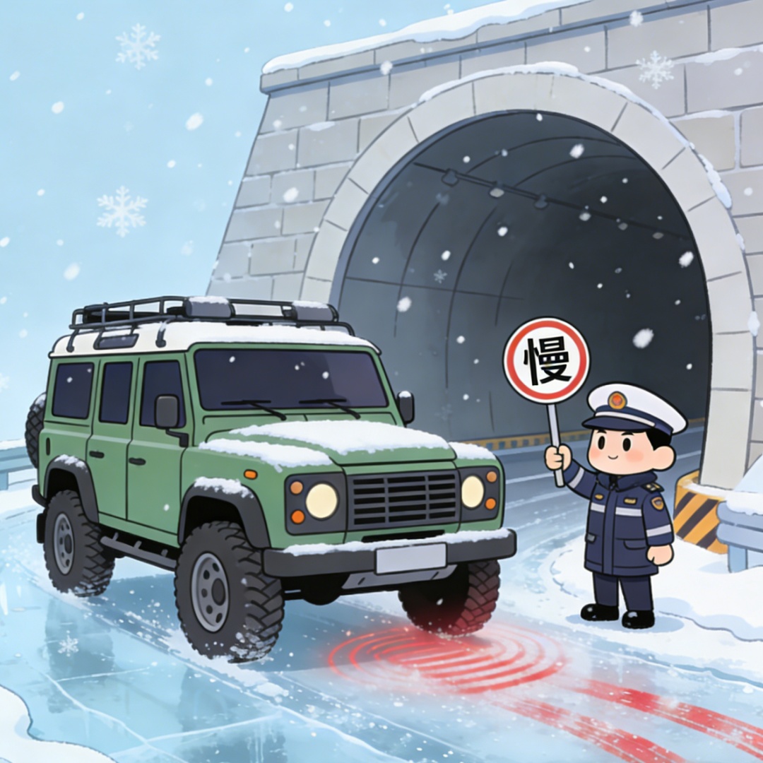 数九寒天驾车出行，安全抵达远比准时抵达更重要！