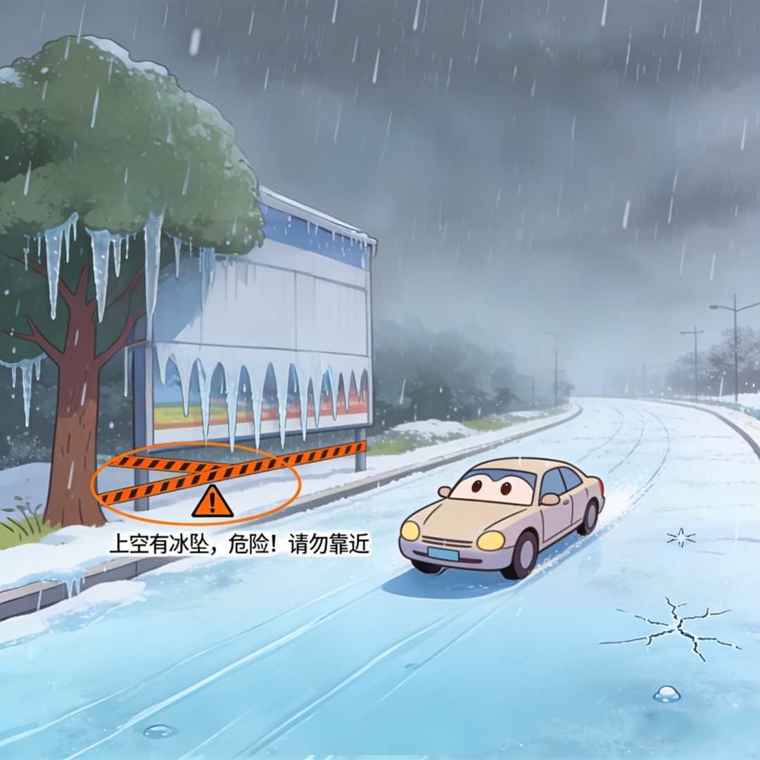 数九寒天驾车出行，安全抵达远比准时抵达更重要！
