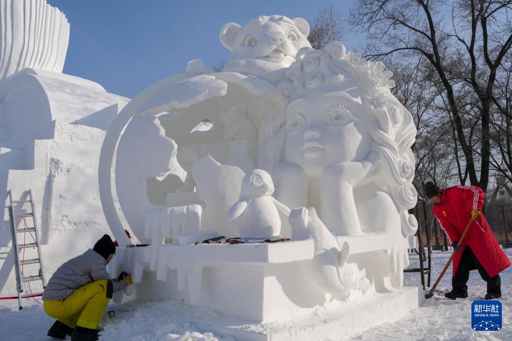 第28届中国·哈尔滨国际雪雕比赛收官 第28届中国·哈尔滨国际雪雕比赛收官