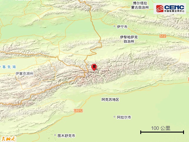 新疆阿克苏地区温宿县发生3.2级地震 新疆阿克苏地区温宿县发生3.2级地震