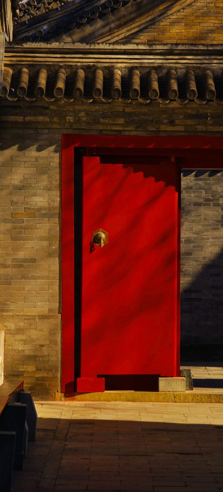 冬日暖阳下的恭王府