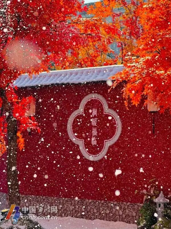 宁波首座地铁口庭院开放,每逢整点还有人造雪花 宁波首座地铁口庭院开放,每逢整点还有人造雪花