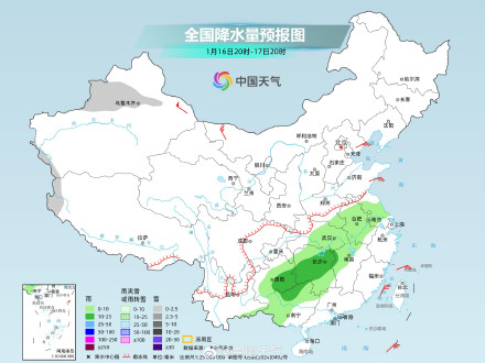 东北降雪频繁 其余大部降水稀少