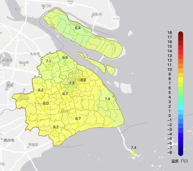 上海人注意，下周气温变化很“刺激”！明天最低-5℃，然后直奔20℃…