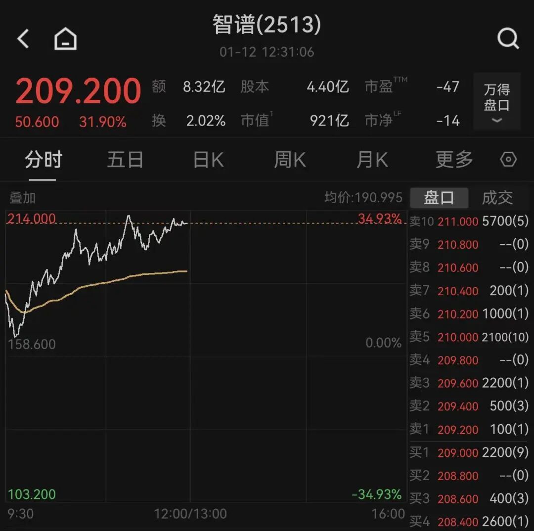 “全球大模型第一股”智谱大涨