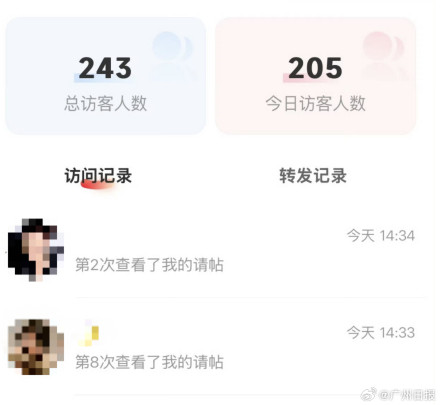 婚礼电子请柬可看访客记录或侵犯隐私