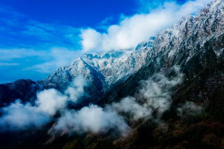 成都崇州即将迎来赏雪季啦！