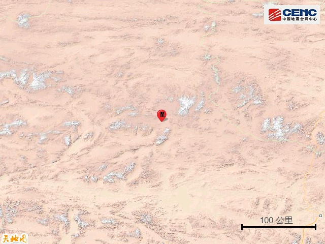 西藏那曲市双湖县发生3.5级地震，震源深度10千米