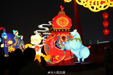 好漂亮！多地年味花灯陆续上线了