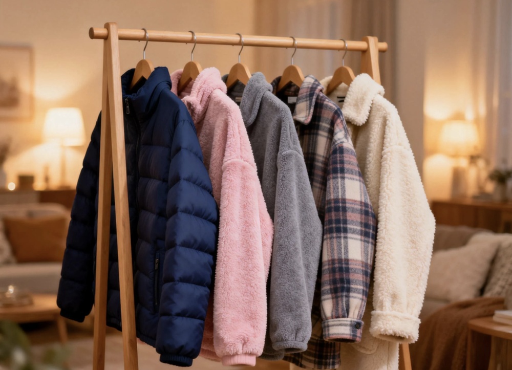 羽绒、摇粒绒、羊羔绒……冬天这样穿搭既暖和又轻便