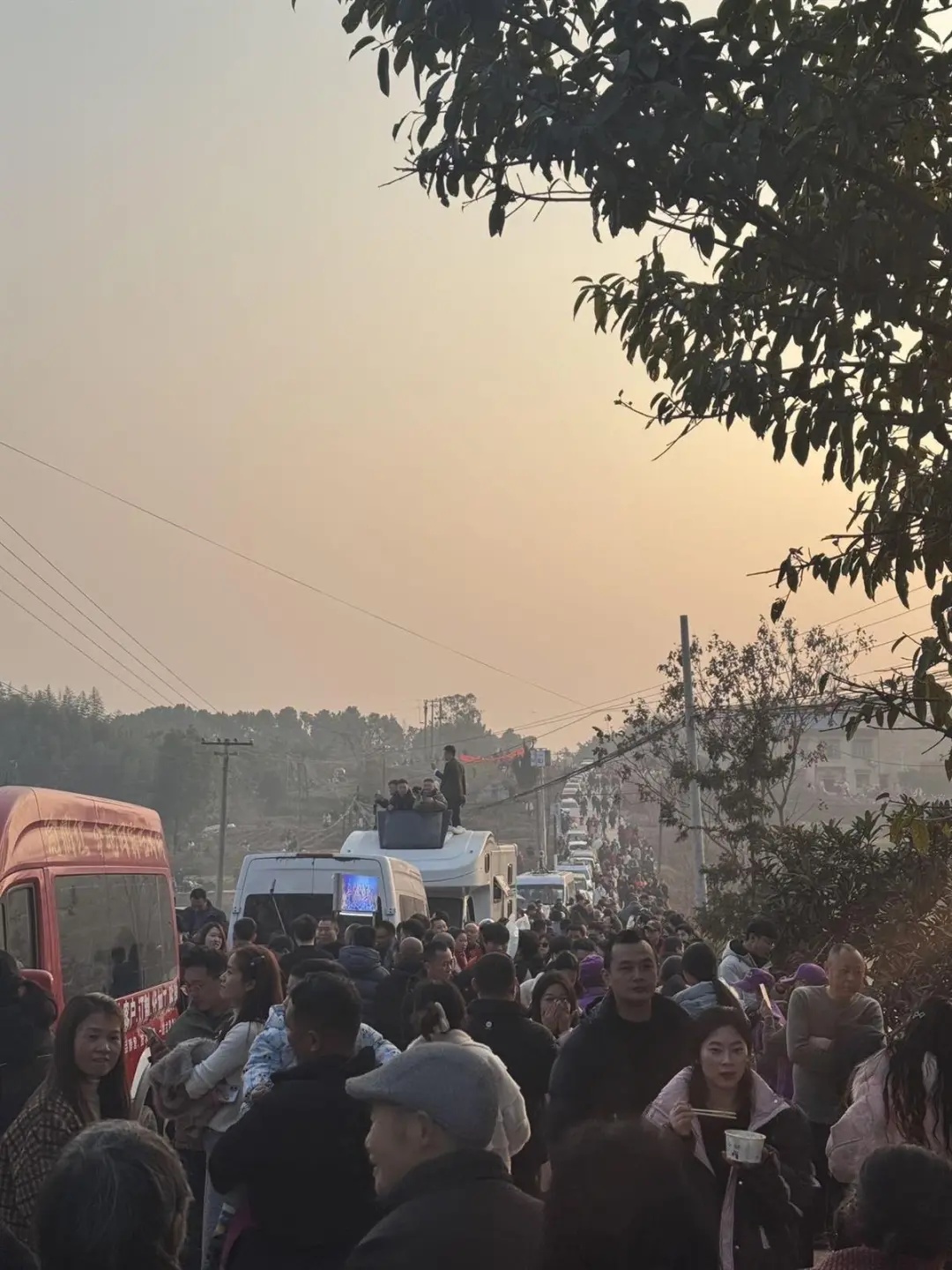 “摇人按猪”走红的女孩呆呆回应：估计来了上万人，自己两天两夜只睡了四小时