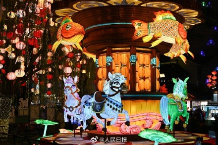 好漂亮！多地年味花灯陆续上线了