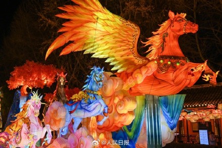 好漂亮！多地年味花灯陆续上线了