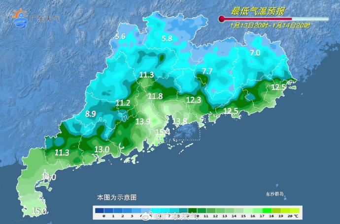 广州最高温达25℃！今日广东大部晴朗干燥，局地偶有小雨