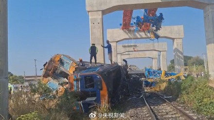 泰国在建铁路事故死亡人数升至22人