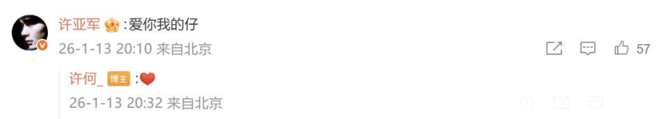 何晴儿子发文悼念母亲：她面对生活的勇气，会一直陪着我走下去；父亲许亚军回应