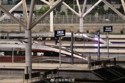 全国铁路1月26日调整 缩短广深港高铁部分列车发车间隔时间