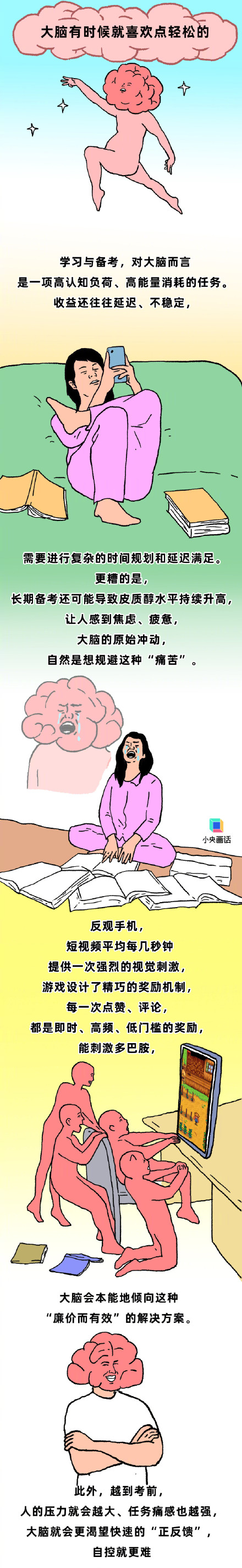 为什么越到考试前手机越好玩？