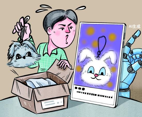 实物与商品图不符，商家称是“摄影技术好”