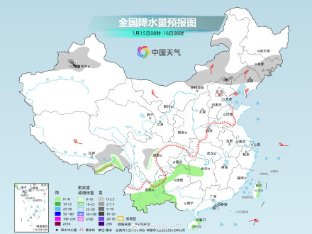 明起中东部降水逐渐增多 本周末至下周初大范围雨雪即将登场