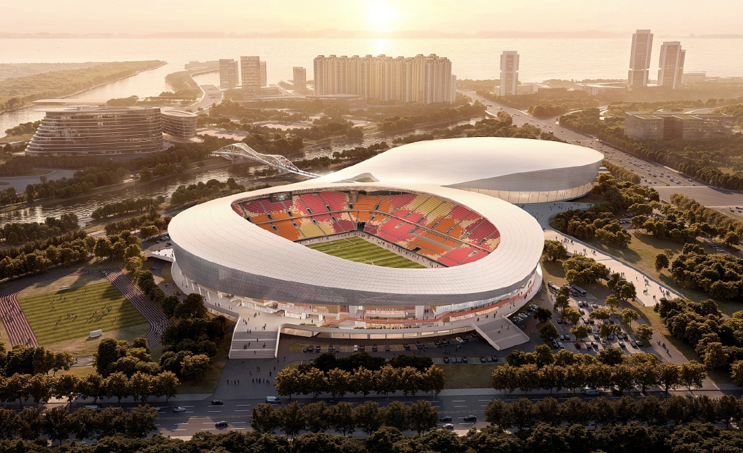 南京5万人专业足球场进展