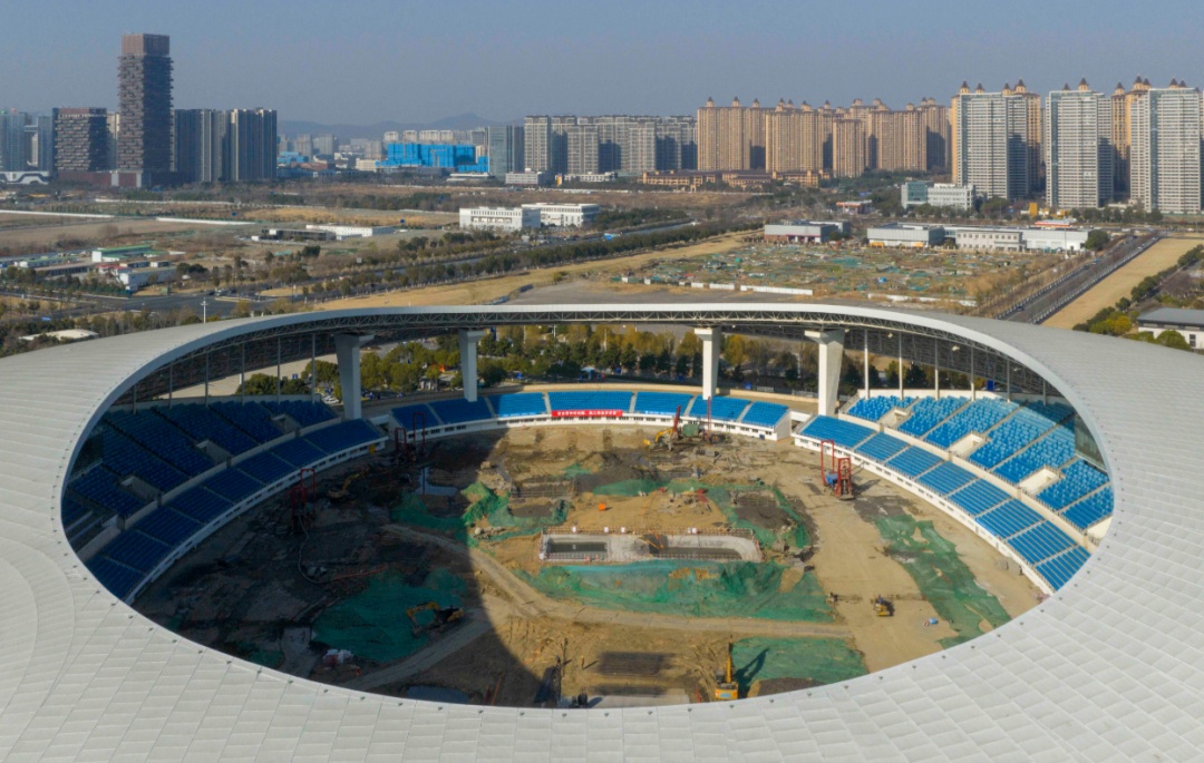 南京5万人专业足球场进展