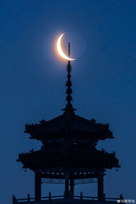 天宇迎来本年度最小残月