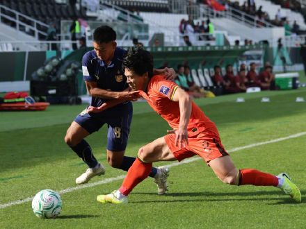 U23男足亚洲杯中国队战平泰国队 首次小组出线