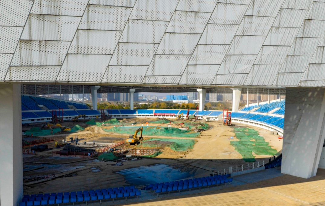 南京5万人专业足球场进展