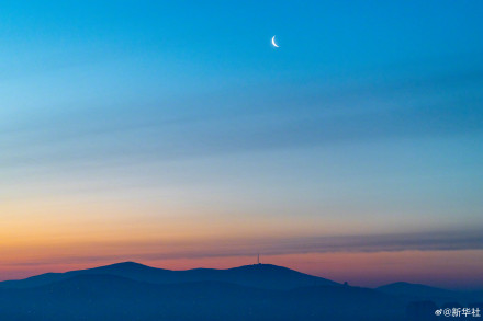 天宇迎来本年度最小残月