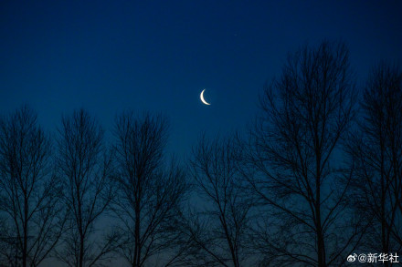 天宇迎来本年度最小残月
