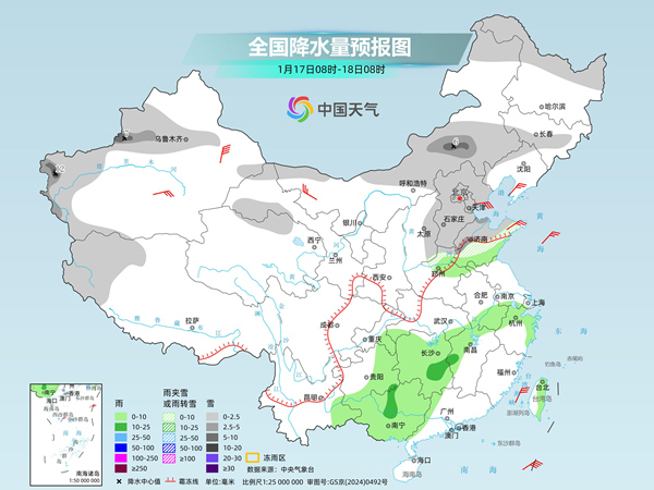 中东部多地将现冷暖大逆转 明起雨雪天气逐渐增多