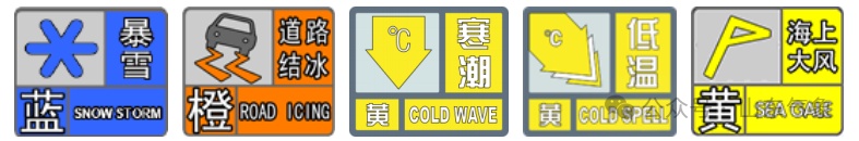 济南等多市有大到暴雪！山东5预警齐发：-18℃+10级风，多日有低于-12℃持续低温