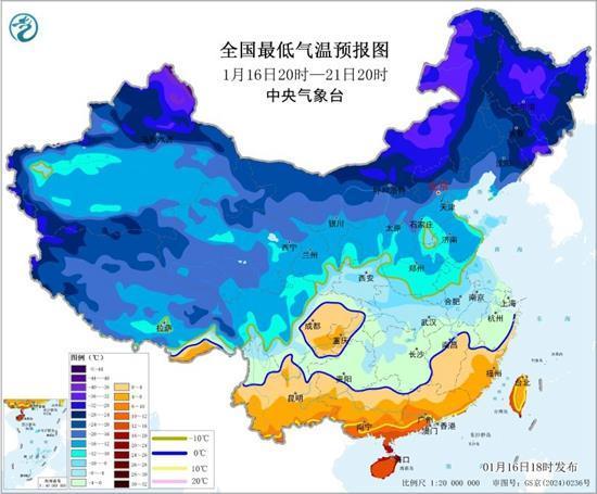 南方多地将迎今冬初雪 北方多地冰冻将持续超144小时