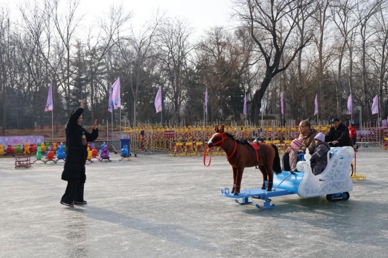 北京市属公园冰场陆续开放 解锁冬日限定欢乐