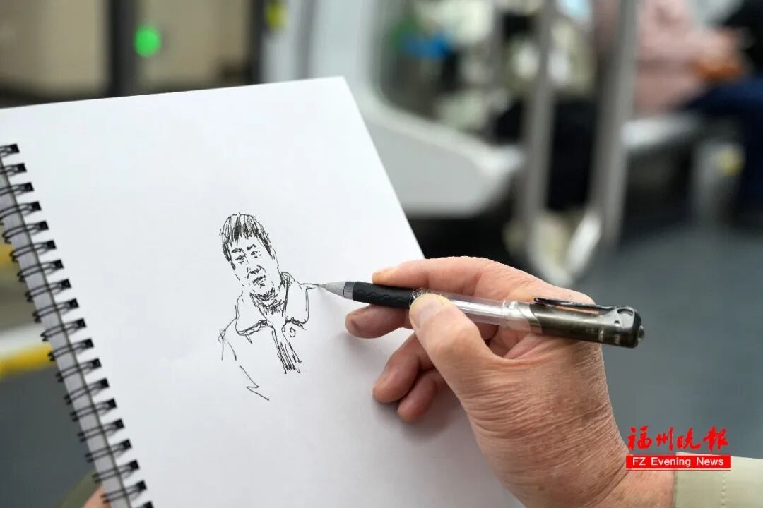 福州“速写爷爷”，火了！毕业于福建师大！