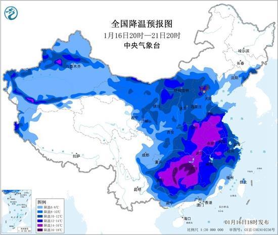 南方多地将迎今冬初雪 北方多地冰冻将持续超144小时