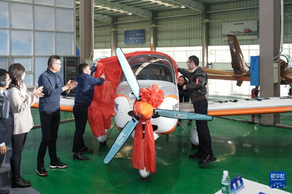 我国第一架配备“中国心”的轻型运动飞机正式交付